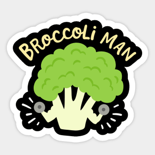 Broccoli, Vegetarian Bodybuilding Sticker